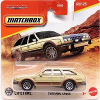 Matchbox 1980 AMC EAGLE BEIGE BROWN 69-125 (1:64) SHORT CARD