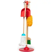 Melissa & Doug Reinigingsset - Stof afnemen, vegen en dweilen - - OneSize - Speelgoed