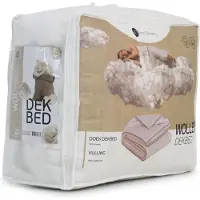 Nice Dreams Wollen Dekbed - All Year - 100% Zuiver Australische Scheerwol - Wasbaar - 240x220 cm - Lits-Jumeaux