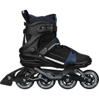 Nijdam Inline Skates - Alu chassis - Circuit Cruiser - Maat 39 - Zwart