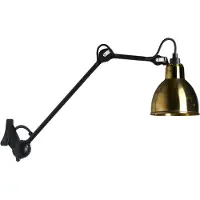 DCW éditions Wandlamp Lampe Gras No222 - Round Mässing Zwart