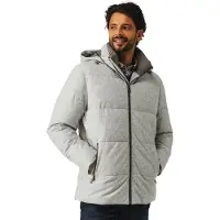 State of Art Winterjas Regular fit gemeleerd wol