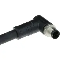 Amphenol M12L-05BMMM-SR8H01 M SERIES 5 polig connector male M12 L-coding molded male - 1 meter