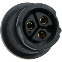 Amphenol CC-03PMFS-QC800P X-Lok 3 Pin Male Receptacle | Female Contact | Middle Size | Soldeer | 20 A