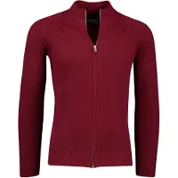 Scotland Blue vest effen bordeaux normale fit