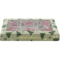 Home Society - Ster Kaarsjes in Geschenkverpakking (6 stuks) - Rood