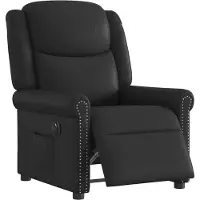 vidaXL Fauteuil elektrisch verstelbaar kunstleer glanzend zwart