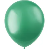 Folat - ballonnen Radiant Regal Green Metallic 33 cm - 10 stuks