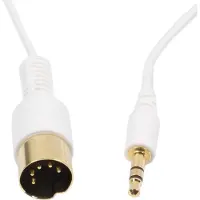 BOSSCOM DIN 5-pins - 3,5mm Jack kabel voor B&O | wit | 7 meter