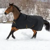 Bucas Irish Turnout 100grs - maat 130/175 - black