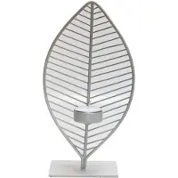 Vase the World Waxinelichtjeshouder Minas | Medium | Ivory - offwhite | L18 x B7 x H34 cm