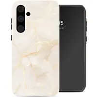 Selencia Vivid Backcover voor de Samsung Galaxy A55 - Golden Beige Marble