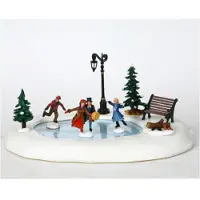 Lemax Kerstfiguur Schaatsbaan Winter skating
