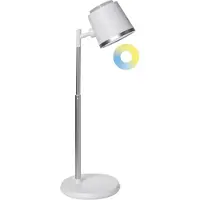 Beliani LIBRA - Bureaulamp LED - Wit - Synthetisch materiaal