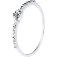 Diadema Diamond Solitaire 0,014 schouders Cts White Gold