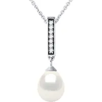 Diadema Ketting Water Pearl Rank Sweet White 5-6mm Sluiting 925