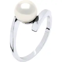 Diadema Ring Rush Offset zoetwaterparels 7,5-8 mm ronde White 925