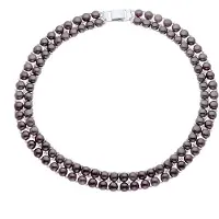 Diadema Kralen ketting 2 rijen Freshwater 34mm Black