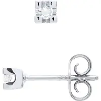 Diadema Diamanten oorknopjes 0060 Cts White Gold