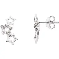 Diadema Oorbellen sterren zirkoniumoxiden en zilver 925 - Constellatie