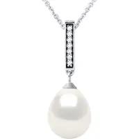 Diadema BARETTE zoetwater parel sieraden 9-10mm White 925