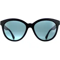 Serengeti Endee SS573003 matzwarte saturnus gepolariseerde petrol blauwe zonnebril