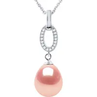 Diadema SHUTTLE zoetwater parel sieraden 9-10 mm Roze 925
