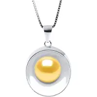 Diadema REFLECTIONS zoetwater parel 9-10mm Golden 925