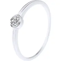 Diadema Solitaire Diamonds 0.040 Cts White Gold