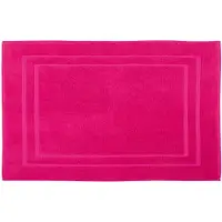 DoubleDry Hotel badmat 50 x 80 cm – 100% katoen – zacht en absorberend – fuchsia