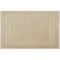 DoubleDry Hotel badmat 50 x 80 cm – 100% katoen – zacht en absorberend – beige