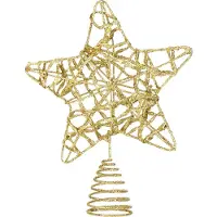 Springos Piek - Kerstboomhanger - Glitters - Goud - Kerstboom