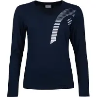 Head Racket Club 21 Linda Long Sleeve T-shirt Blauw XS Vrouw