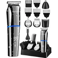 VERTREX 6 in 1 Baardtrimmer Pro+ Bodygroomer Mannen - Neustrimmer - Tondeuse - Scheerapparaat - Trimmer Baard en Lichaam