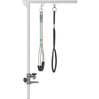 PawHut Huisdiervachtverzorging Arm Aluminium, Roestvrij Staal 36L x 8B x 74H cm Zilver