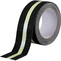 Toolcraft TO-10187130 Anti-sliptape Sugo Zwart, Groen (l x b) 10 m x 55 mm 1 stuk(s)