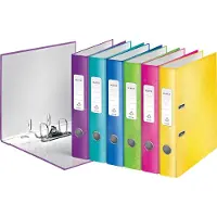 Leitz WOW ordner, geassorteerde kleuren, rug van 5,2 cm - 10 stuks