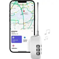 Boompods Bagageslot TSA-gecertificeerd Code met Geïntegreerd Aangesloten Baken Wit