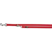 Trixie hondenriem premium verstelbaar nylon rood
