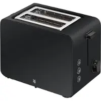 WMF Stelio 0414210071 - Broodrooster - Deep Black - 2 Sneden - Instelbare Bruiningsgraad - Compact