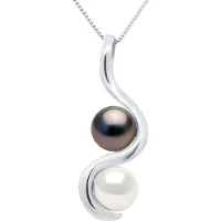 Diadema You & Me Ketting Tahitian Pearl en Zoetwater 925