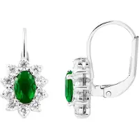 Diadema Sleevers "Emerald" zilveren sieraden 925 - Kate
