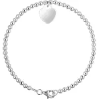 Diadema Zilveren hart 925 Breloce armband