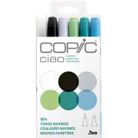 Copic Ciao 6-pack Sea
