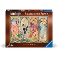 Ravensburger legpuzzel De Vier Seizoenen 1000 stukjes kunst puzzel.