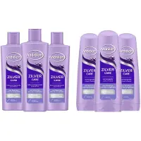 Andrélon Zilver Care Pakket - 3 x Shampoo & 3 x Conditioner