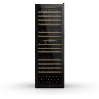 CAVISS C2216EBEG - Wijnkoelkast met 2 Temperatuurzones voor 216 Flessen - stil 39 dB - 500 L - Zwart