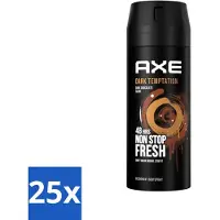 Axe - Deodorant - Spray - Dark Temptation - 48h - 150ml x 25