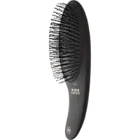 Olivia Garden Expert Care Curve Borstel Nylon Bristles Matt Black Brush