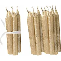 Loberon Kaars set van 20 Noufa goudkleurig